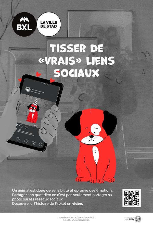 Oorzaak dierenposter brussel